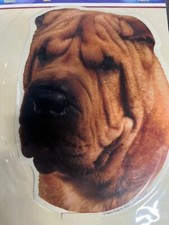 autocollant sharpei x2 neuf martin sellier belle taille