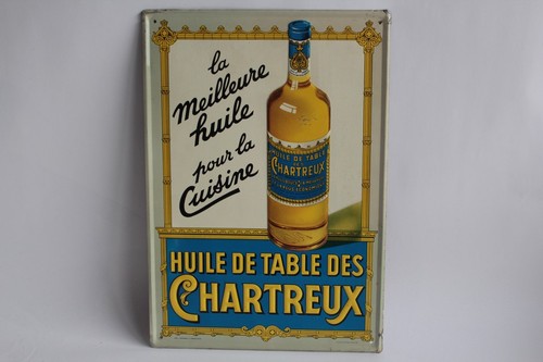 Plaque publicitaire tôle