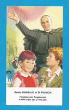 IMAGE PIEUSE RELIC Saint Hannibal Marie Of France Filles du Divin Zèle PRAYER