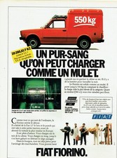 Advertising 079 1981 Fiat Fiorino 550kg Utility Van