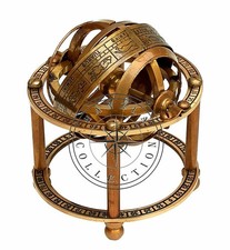 Globe astrolabe ancien en