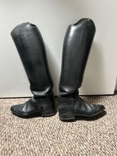 Petrie Tall Dressage Boots (Pull On) - Black - Ladies US 8.5 / 6 XXLW