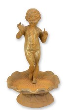 Un bain d'oiseaux en fonte