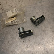 1978 Suzuki PE175  SWINGARM CHAIN TENSIONER BRACKETS 61410-41500 BB33