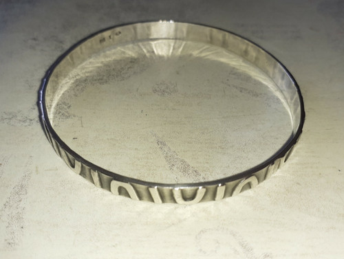 Bracelet jonc argent massif - argent,