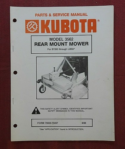 Kubota b7200 b8200 l2650 - kubota,