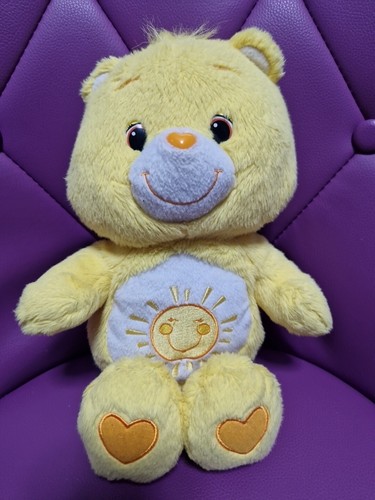 Peluche bisounours jaune - bisounours,