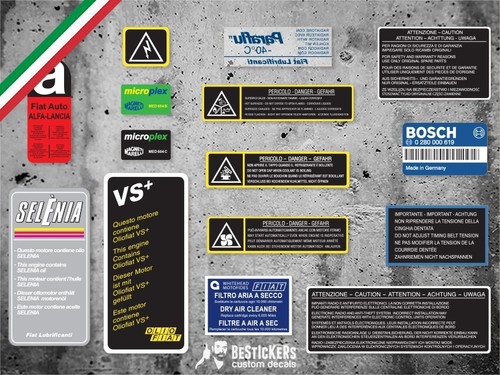 Kit autocollant renovation - autocollant,