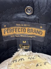 Men’s M Perfecto Leather Jacket Custom Painted