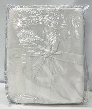 NEW Pottery Barn Belgian Flax Linen Box Spring Cover w/10" Drop~KING~White