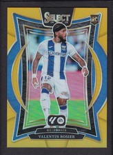2024-25 VALENTIN ROSIER 07/10 PANINI SELECT LA LIGA TERRACE GOLD ROOKIE RC #13