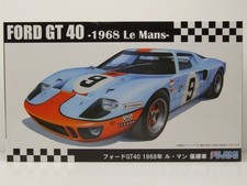 Ford GT40 le Mans Gangant 1968 #9 Gulf Kit Plastique Modèle 1:24 Fujimi