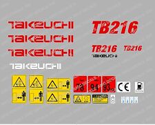 Takeuchi TB216 Mini Digger