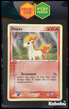 Pokemon Card Ponyta 76/112 REVERSE Ex RFVF Red Fire Green Leaf Block EX