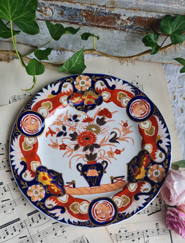 Ancienne assiette porcelaine - ancienne,