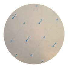 Ronde Plaque D'Ancrage Inox Anniversaire Jusqu'À Ø950mm 1,1, 5,2, 3mm V2A