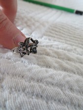 ancienne bague pierre bleu et