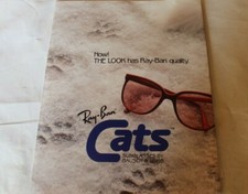 flyer RAY- BAN CAT sunglasses by bausch & lomb 1984