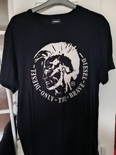 T-shirt homme Diesel Noir