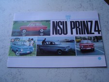 Catalogue publicitaire NSU