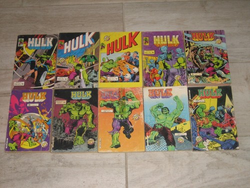 Lot numeros hulk flash - numeros,