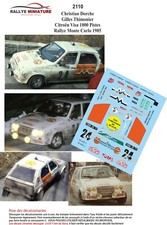 DECALS 1/43 REF 2110 CITROEN