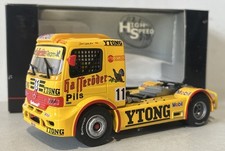 1/43 High Speed Yellow Mercedes Benz Racing Trucks #11 YTONG Hafferoder Boxed 