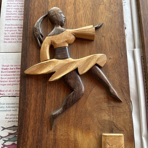 Hand carved mid - mid, modern