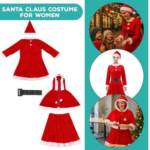 Costume noël femme velours - de,