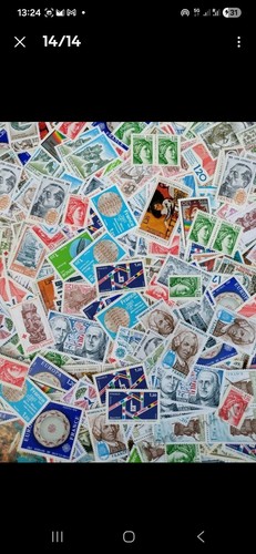 Lot 100 timbres - lot,