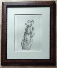 LE LOUP Estampe de Claude Verlinde