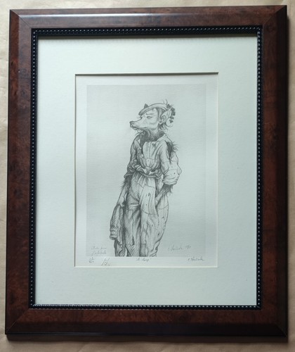 Loup estampe claude - le,