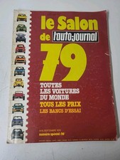 Magazine Revue l'auto-journal salon de L'automobile 1979