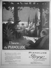 PRESS ADVERTISEMENT 1924 L'HEURE DU PIANOLUDE REGY PIANO
