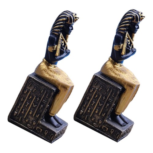 2pièces figurine égyptienne - 2pièces,