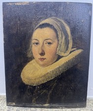 Ancienne huile sur panneau 