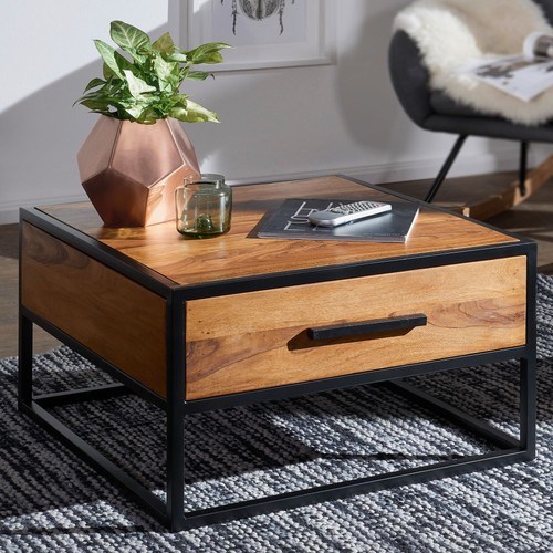 Finebuy table basse bois - table,