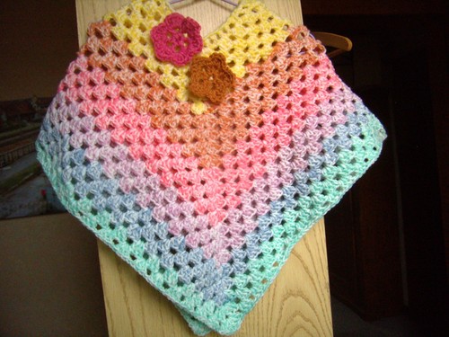 Poncho arc ciel - poncho, enfant
