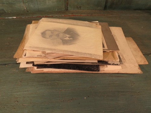 Lot photos anciennes carte
