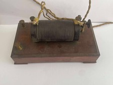 ANCIENNE BOBINE DE RUHMKORFF APPAREIL ELECTRIQUE ANCIEN ART POPULAIRE