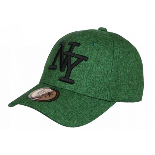 Casquette verte denim - casquette, ny