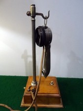 SUPERBE ANCIEN TELEPHONE ANTIQUE VINTAGE OLD PHONE ALTES ANTIK TELEFONO BURGUNDE