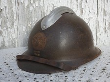 Casque adrian m26 artillerie insigne grade mai juin 39 40 wwii ww2