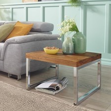 FineBuy Table d'appoint Bois