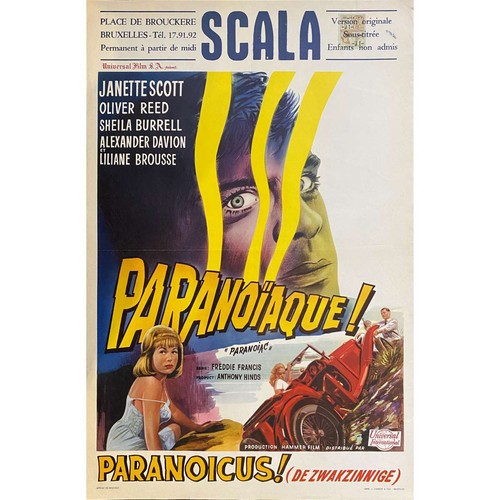 Paranoiaque affiche cinéma - affiche,