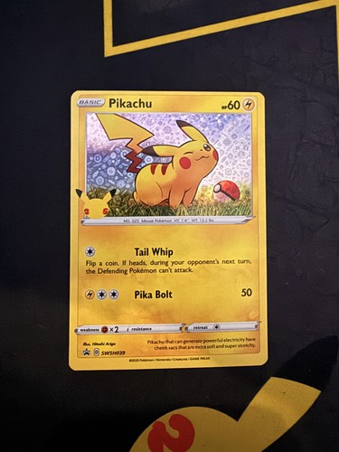 Carte pokemon pikachu promo - carte,