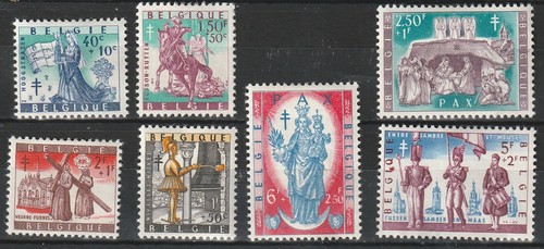 Timbres belgique 1958 - timbres, (jd578)-1958-