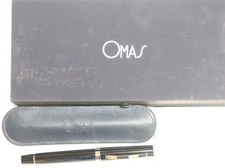 Super-valuable Omas Silver Trim Fountain Pen (14K, M, inhalation type)