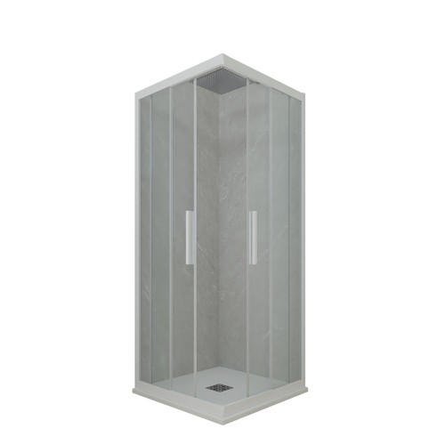 Cabine parois douche angle - parois,