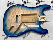 Warmoth Strat Electric Guitar Body Caribbean Burst Ash